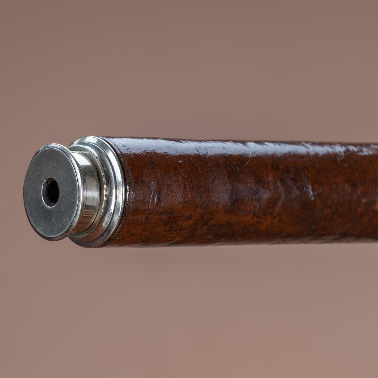 Late 19th Century Leather Covered 'Flag' Telescope, circa 1890