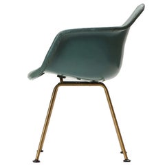 Fauteuil DAX en cuir des années 1960 par Charles & Ray Eames pour Herman Miller