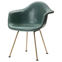 1960s Leather DAX Armchair by Charles & Ray Eames for Herman Miller