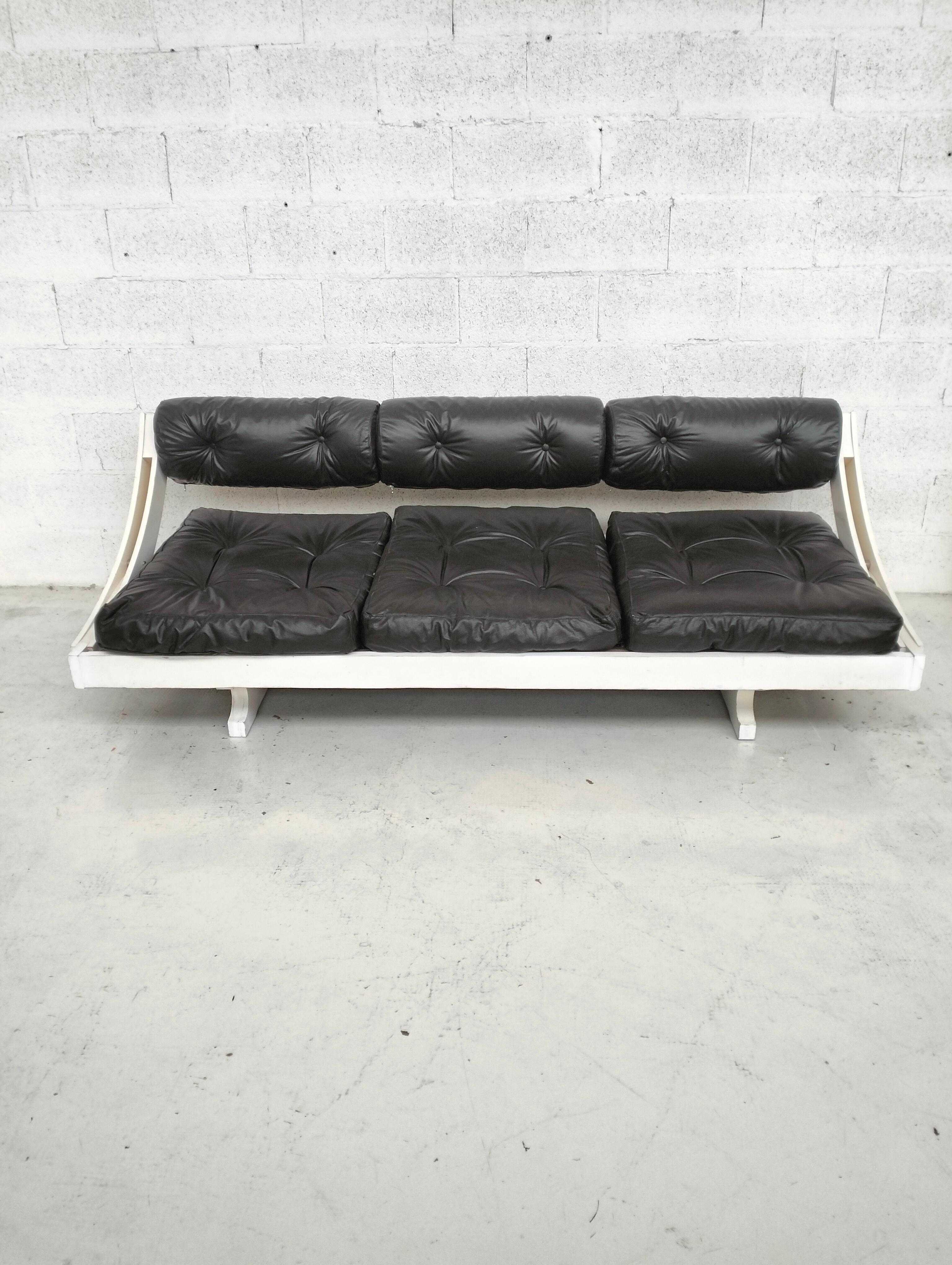 Leather daybed GS-195 model by Gianni Songia for Sormani - 60s 4