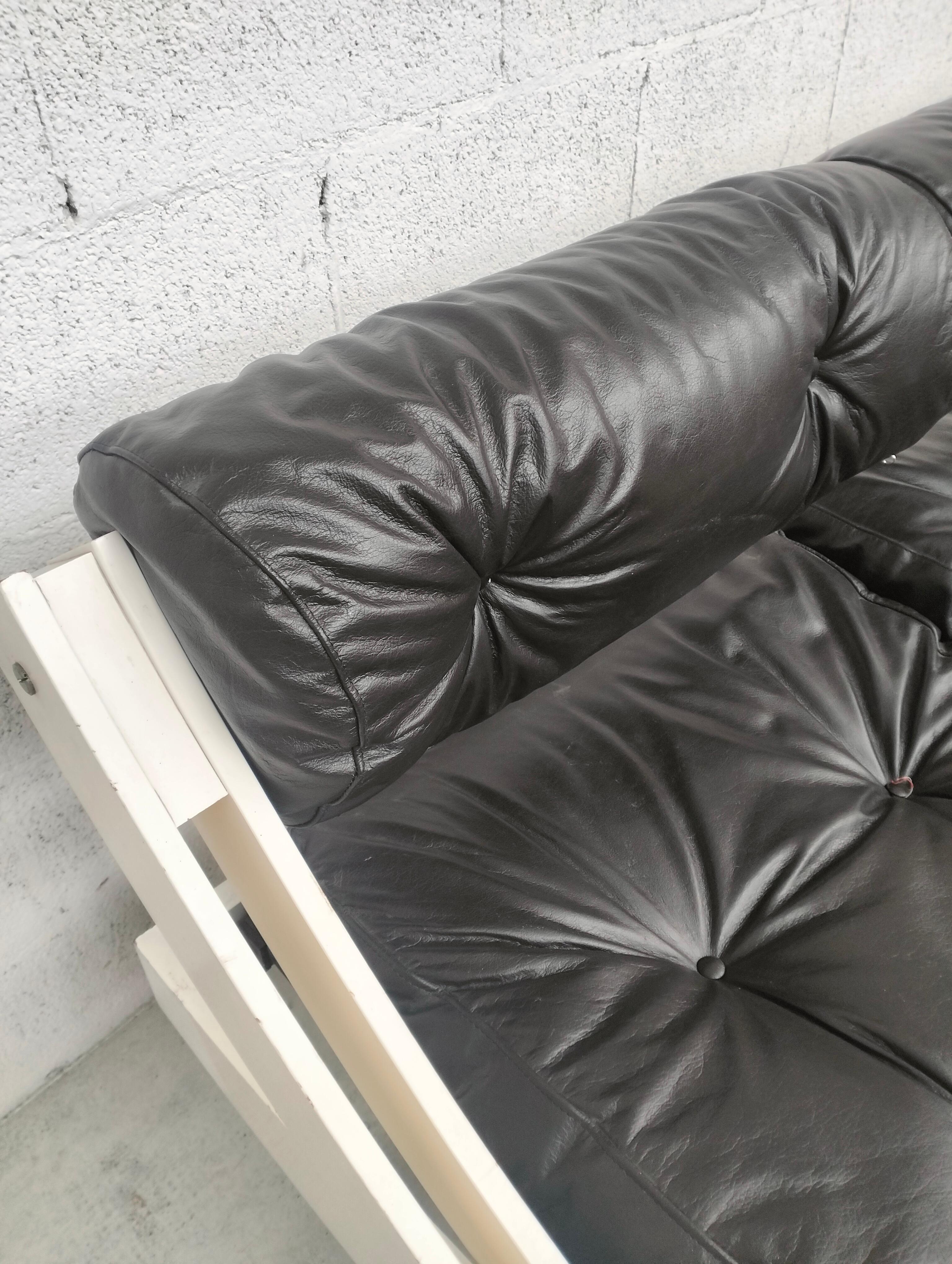 Leather daybed GS-195 model by Gianni Songia for Sormani - 60s 5