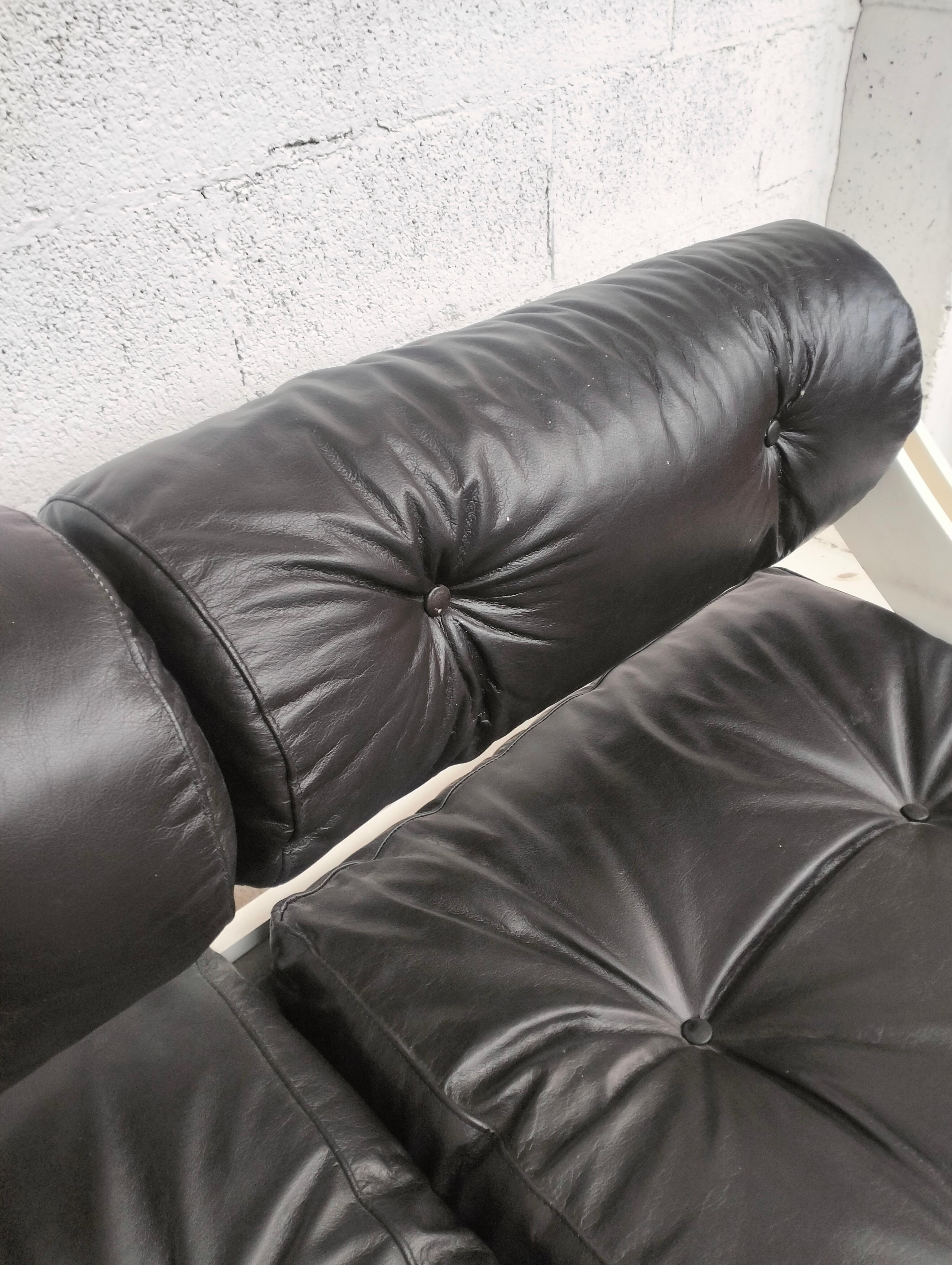 Leather daybed GS-195 model by Gianni Songia for Sormani - 60s 7
