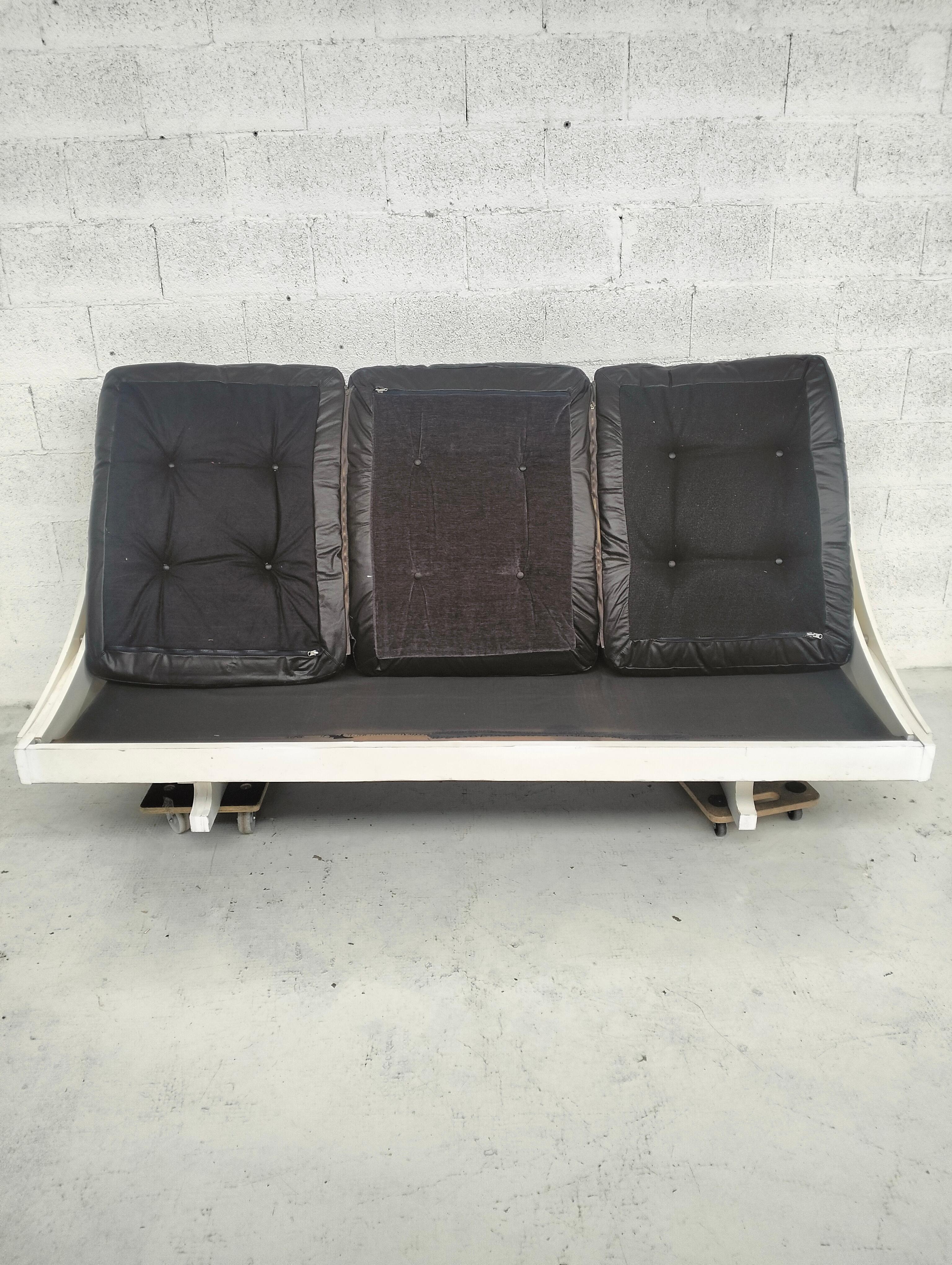 Leather daybed GS-195 model by Gianni Songia for Sormani - 60s 8