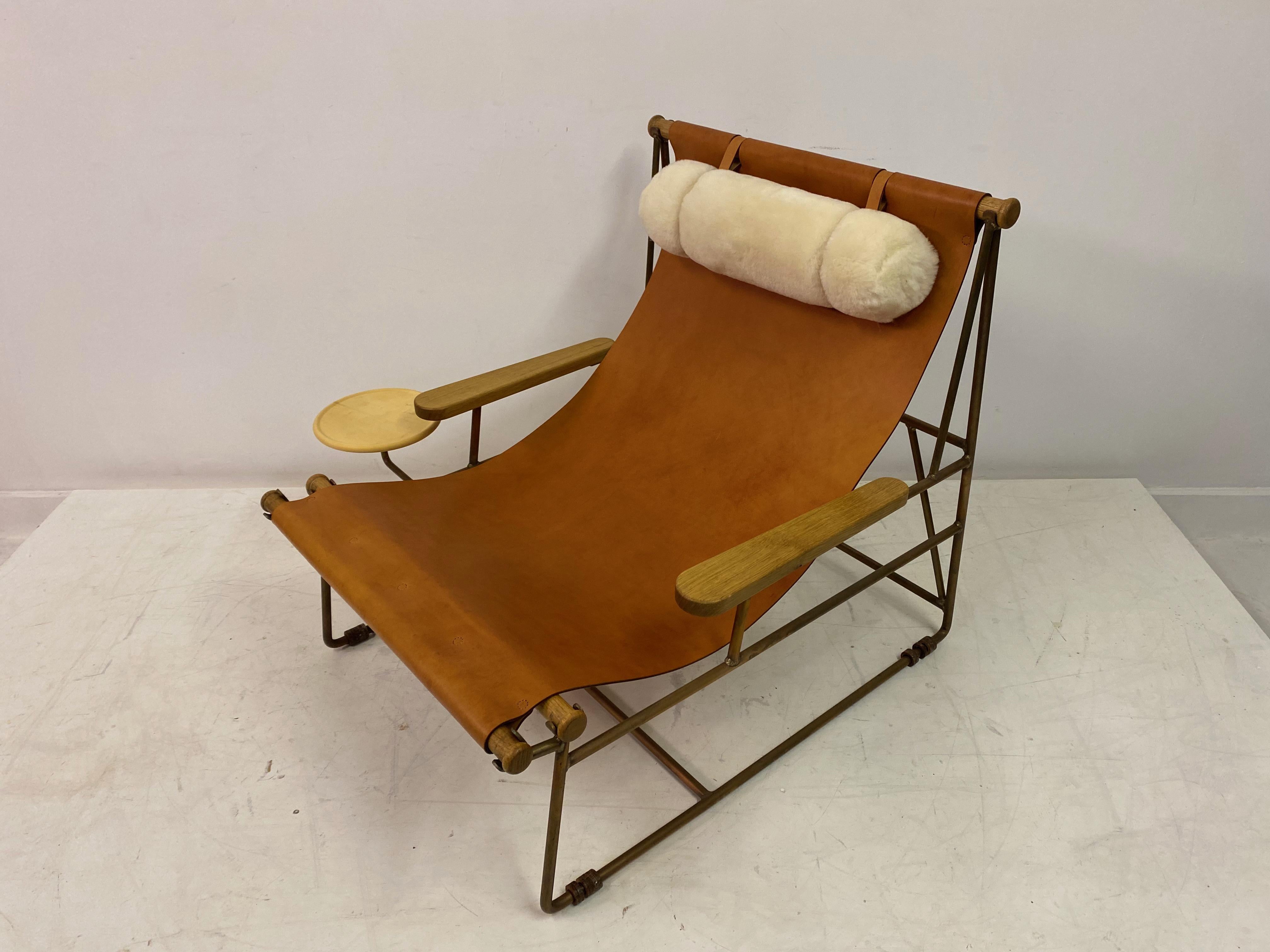 Leather Deck Lounge Chair by Tyler Hays for BDDW 1