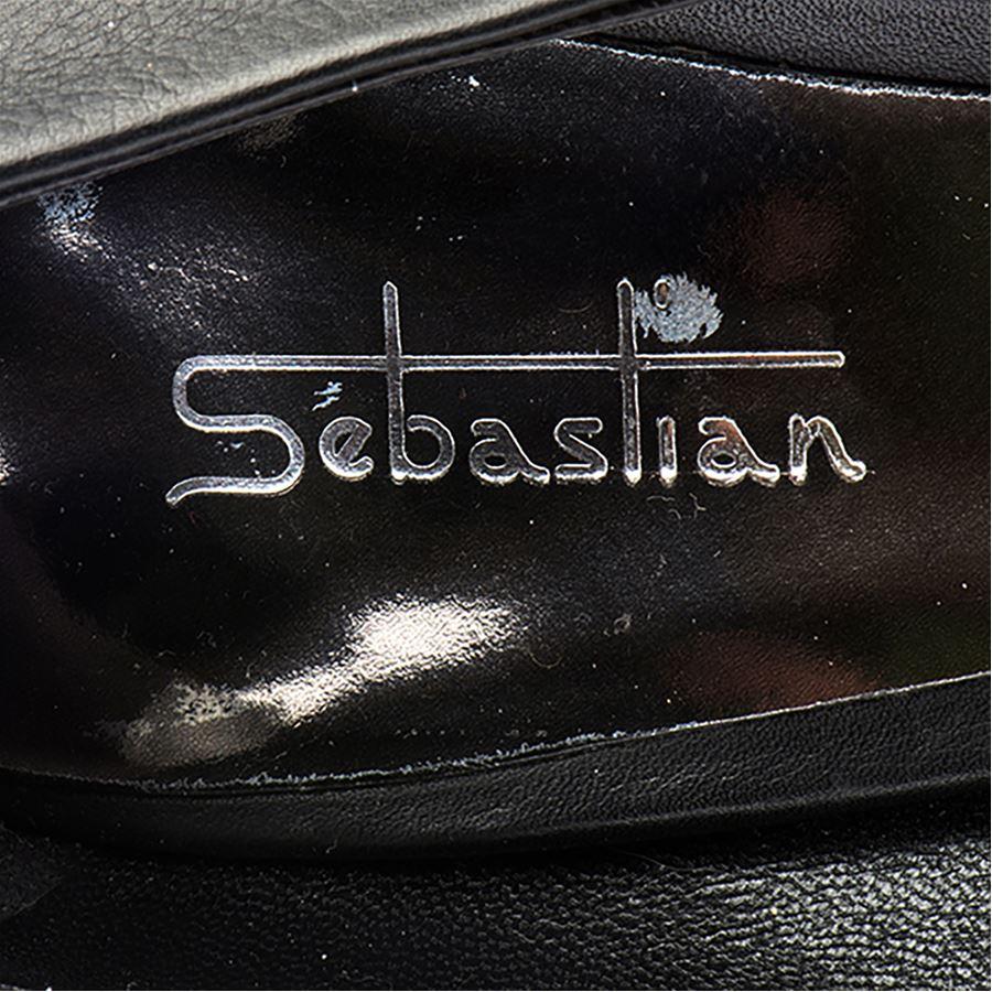 Sebastian Leather décolleté size 40 In Excellent Condition For Sale In Gazzaniga (BG), IT