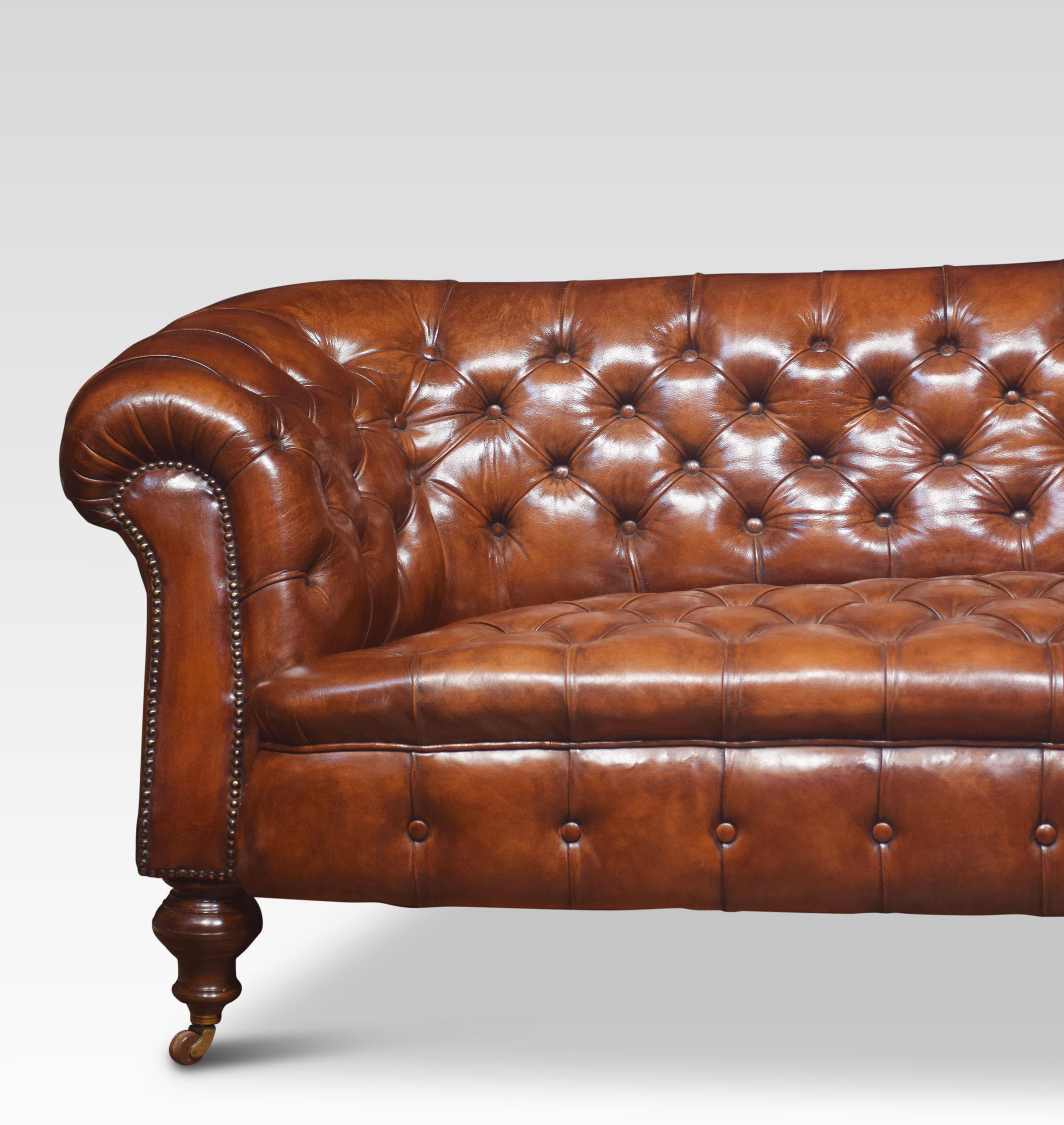 Leather Deep Buttoned Chesterfield 1