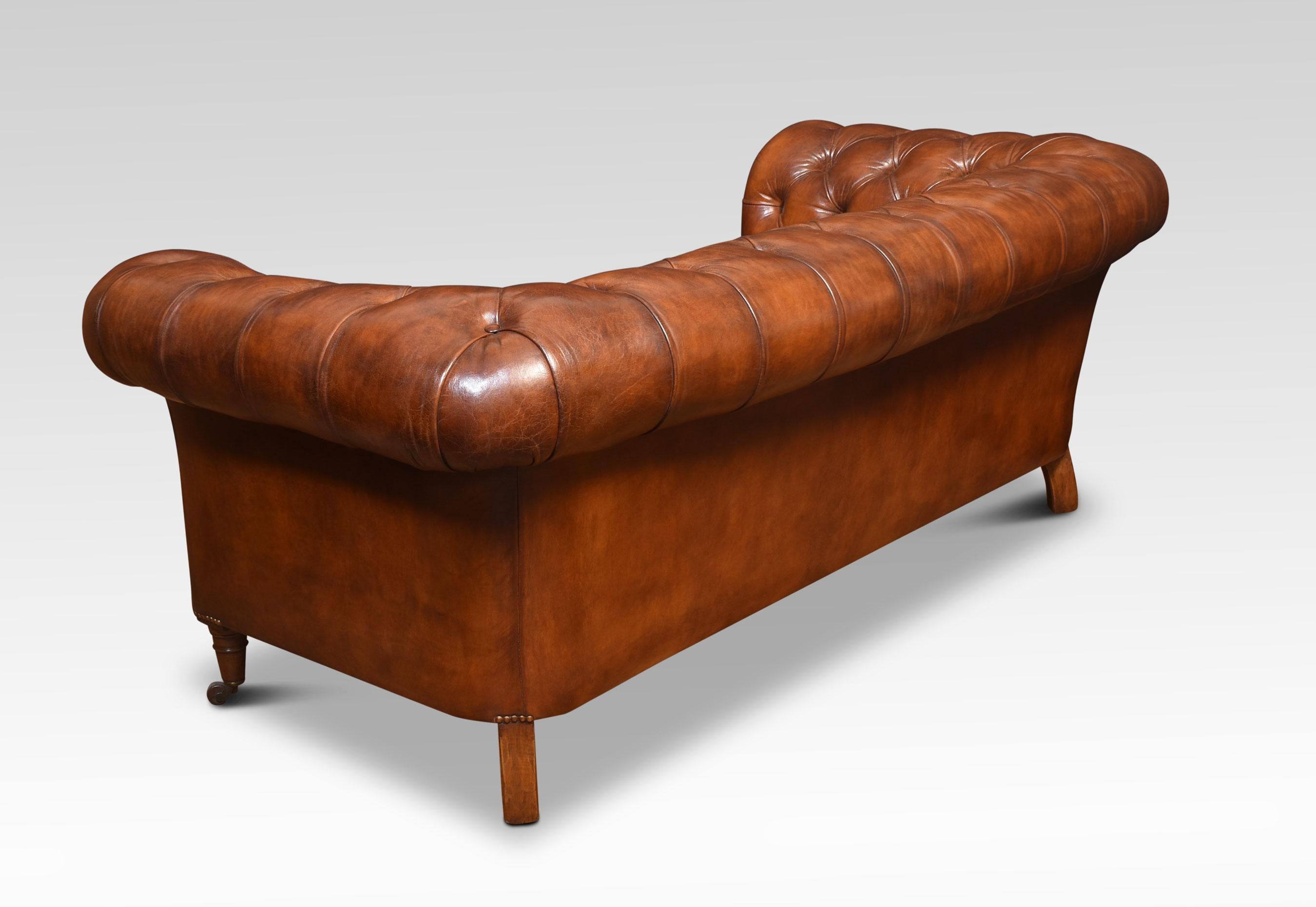 Leather Deep Buttoned Chesterfield 2