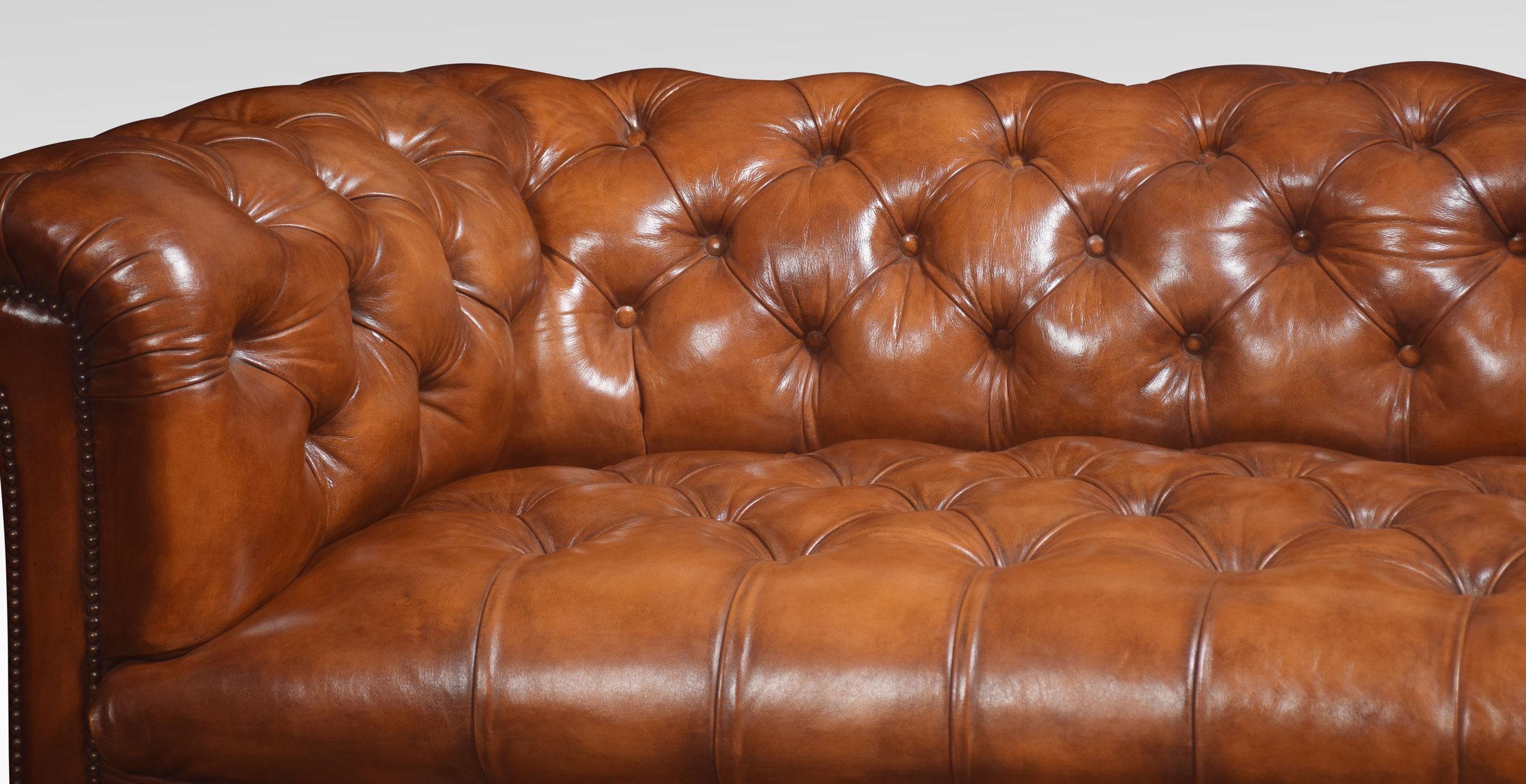 Leather Deep Buttoned Chesterfield 3