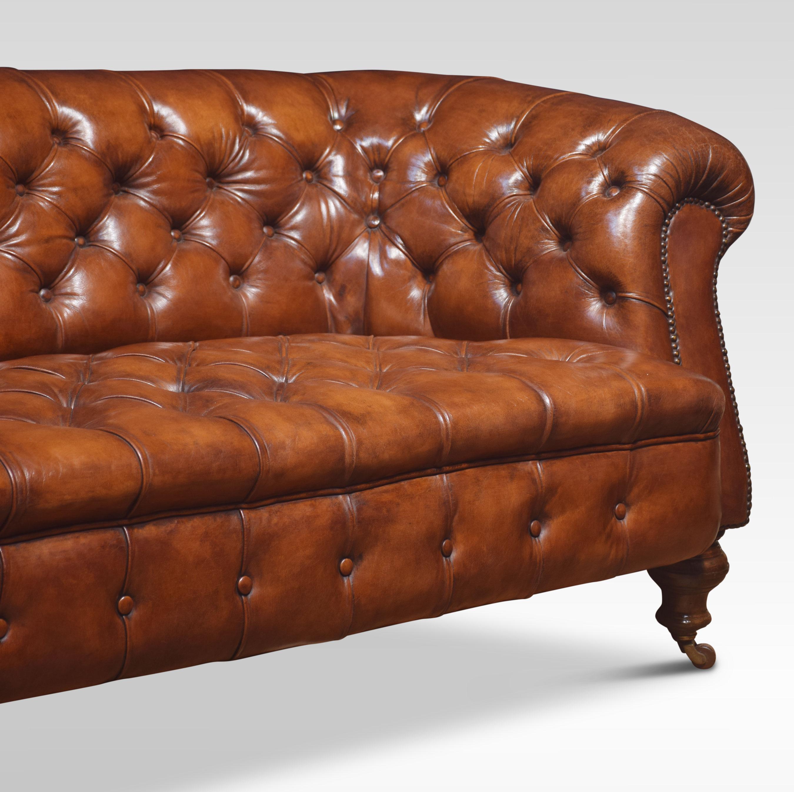 Leather Deep Buttoned Chesterfield 4
