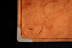 Blotter da scrivania in pelle di Werkstätte Carl Auböck, Austria, anni '60