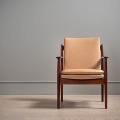 Leather Arne Vodder Chair, Sibast, Danish, 1960