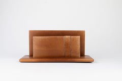 Leather Desk Set by Le Tanneur, France 1970s