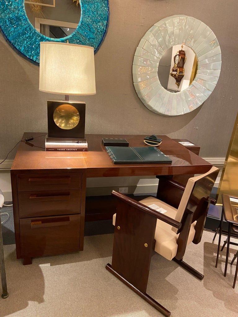 Leather Desk Set by Paul DupreLafon for Hermes, France, 1960s at 1stDibs