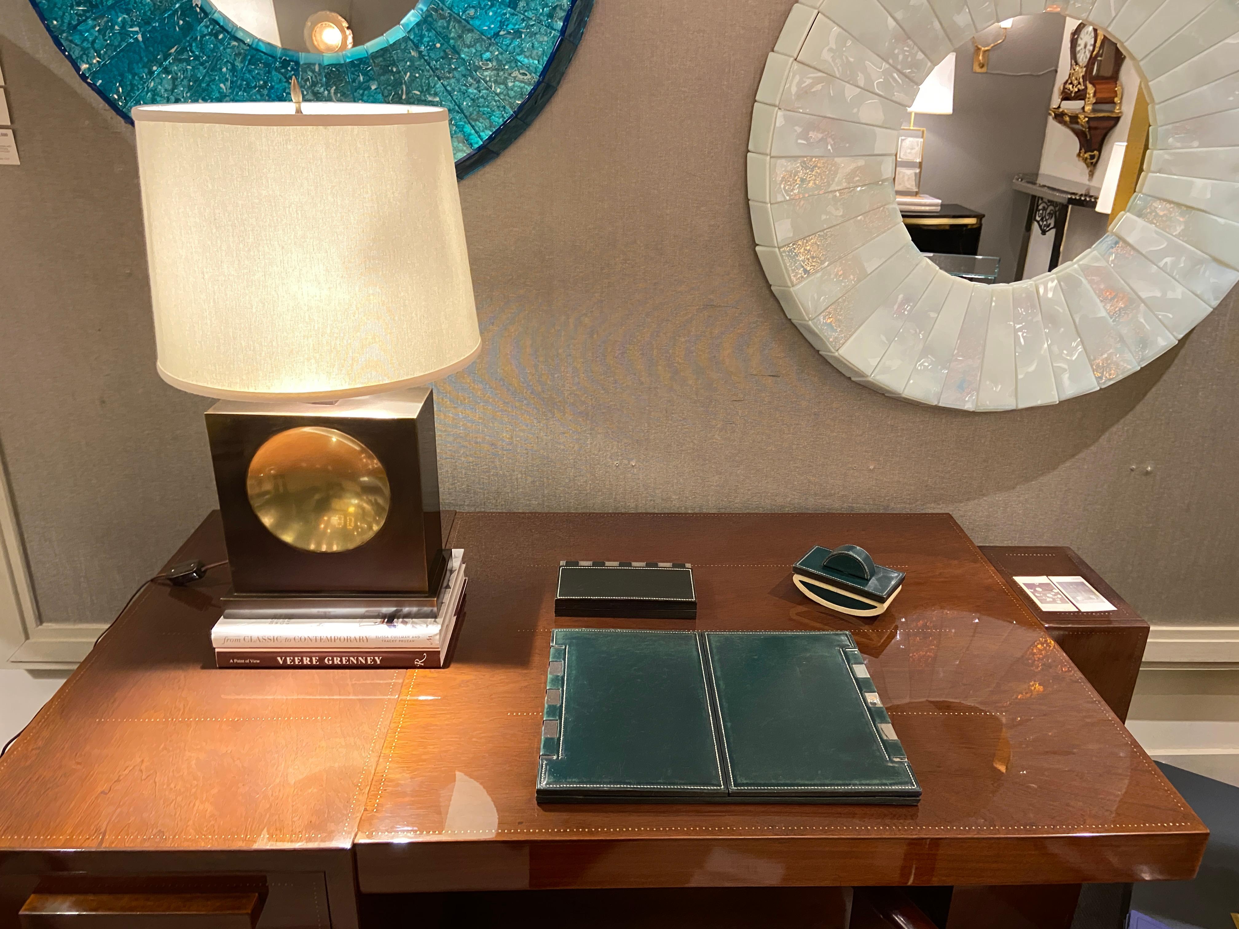 Leather Desk Set by Paul Dupre-Lafon for Hermes, France, 1960s In Good Condition In New York, NY