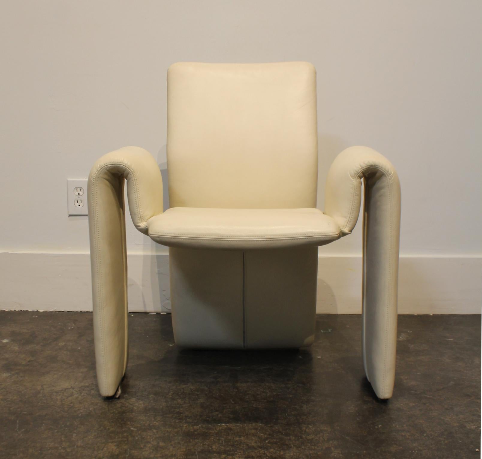 Leather Dining Chairs by Steve Leonard for Brayton International 1
