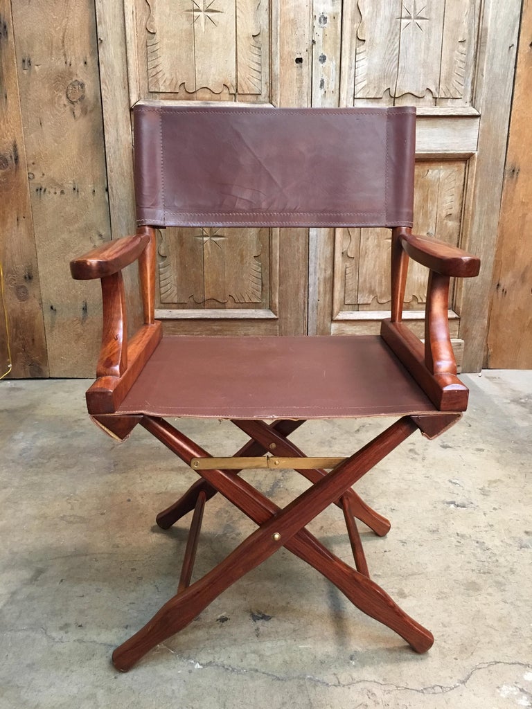 Leather Director Chairs by M. Hayat and Bros Ltd. at 1stDibs
