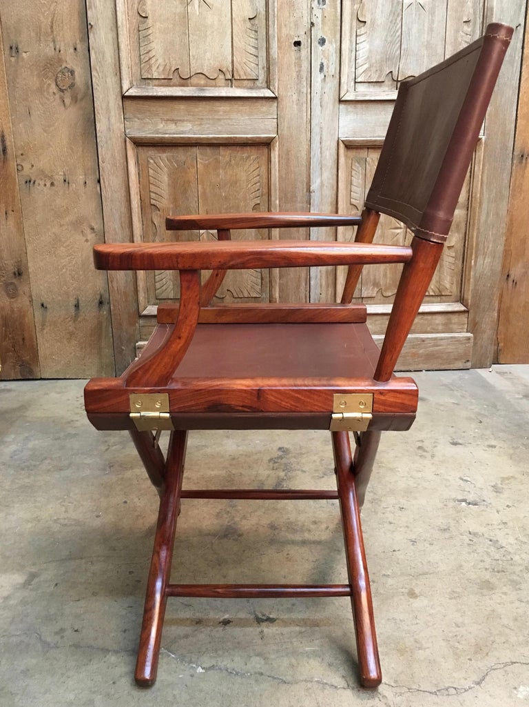 Leather Director Chairs by M. Hayat and Bros Ltd. at 1stDibs