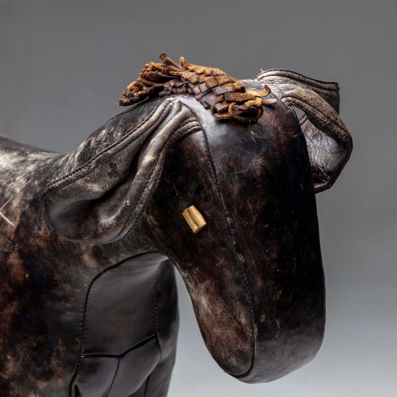 European Leather Donkey by Dimitri Omersa for Valenti, Late 20th Century For Sale
