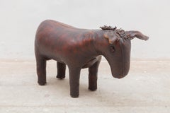 Leather Donkey Ottoman- Footstool Dimitri Omersa for Abercrombie & Fitch, 1965