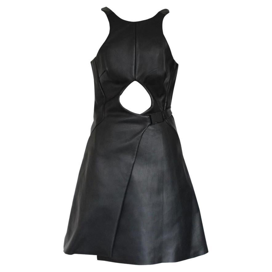 David Koma Leather dress size 42 For Sale