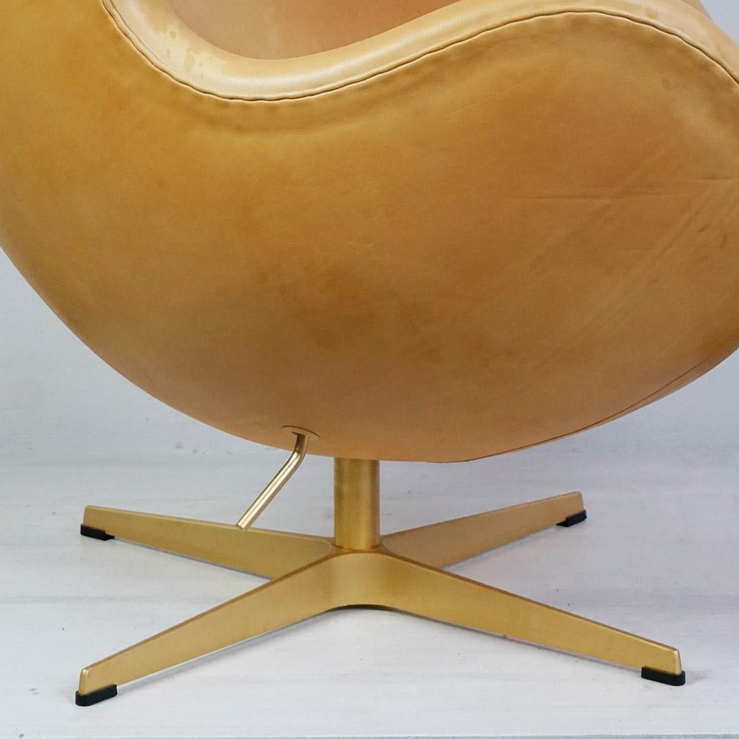 Leather Egg Chair von Arne Jacobsen für Fritz Hansen Limitierte Jubiläumsausgabe im Angebot 3
