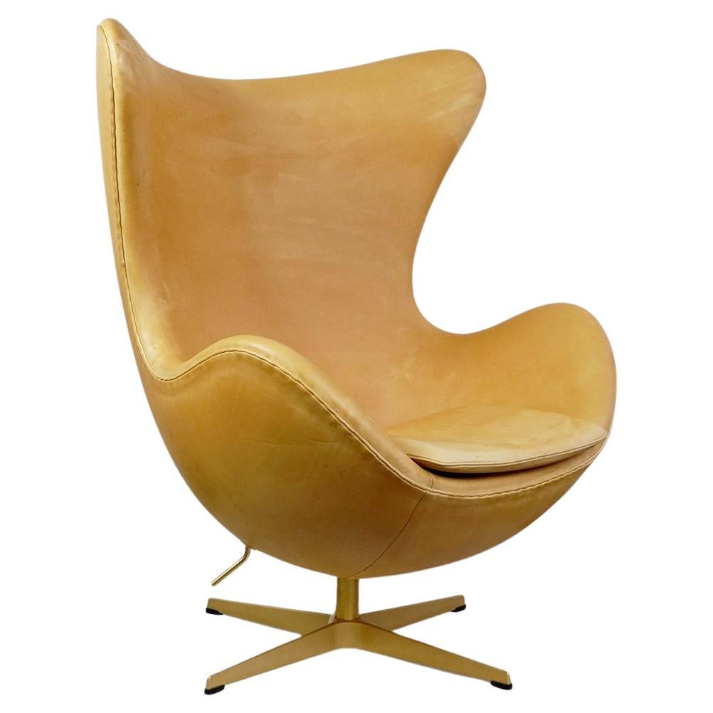 Leather Egg Chair von Arne Jacobsen für Fritz Hansen Limitierte Jubiläumsausgabe im Angebot