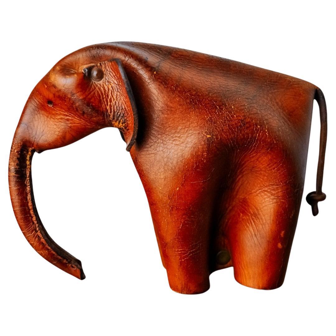 Leather Elephant By Deru Wiesbaden, Germany, 1960
