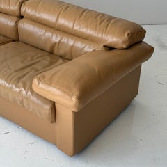 Leather Erasmo Sofa by Afra and Tobia Scarpa for B&B Italia