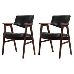 Silla Erik Kirkegaard de cuero, 1950