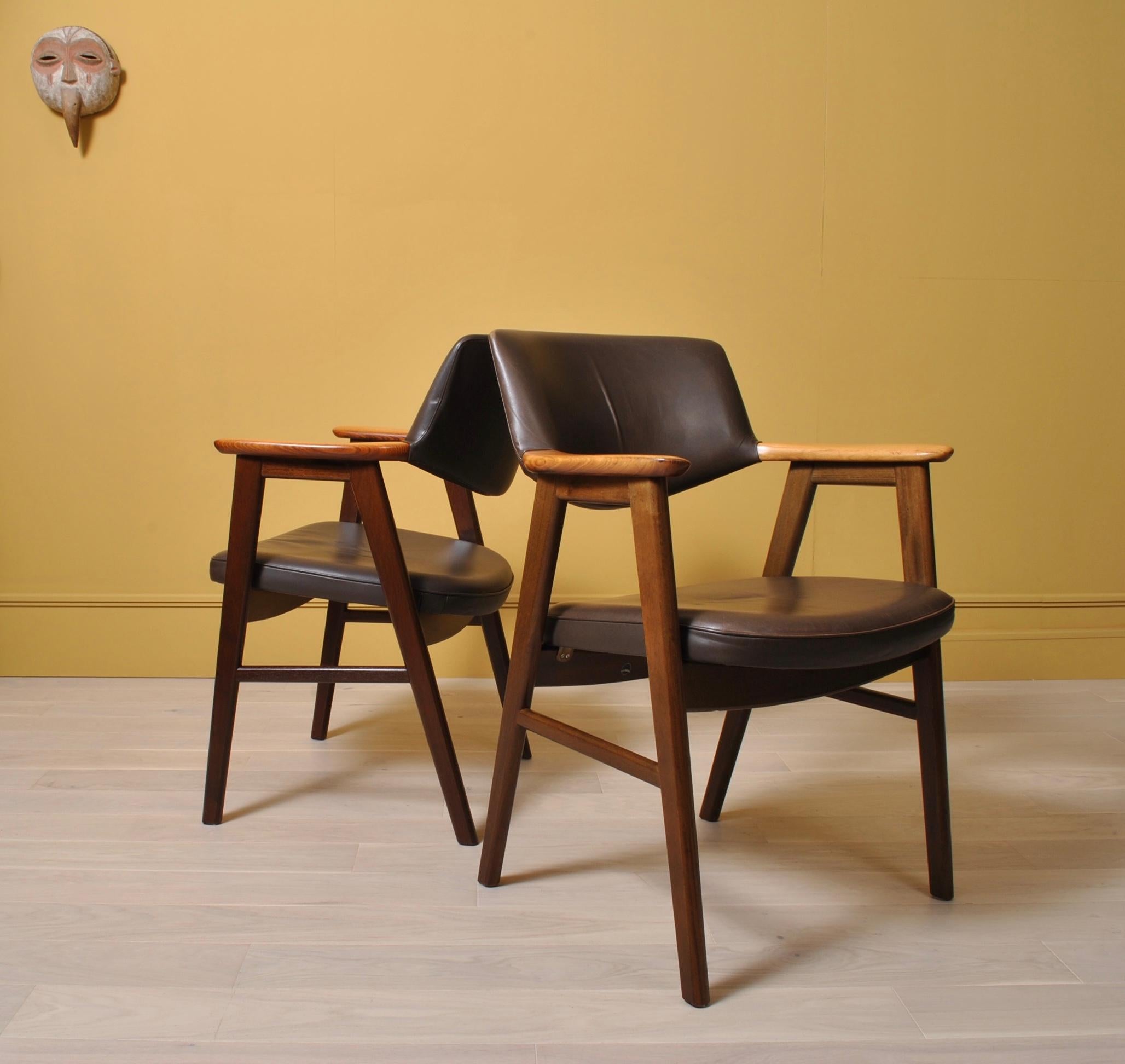 Leather Erik Kirkegaard Desk Chair 5
