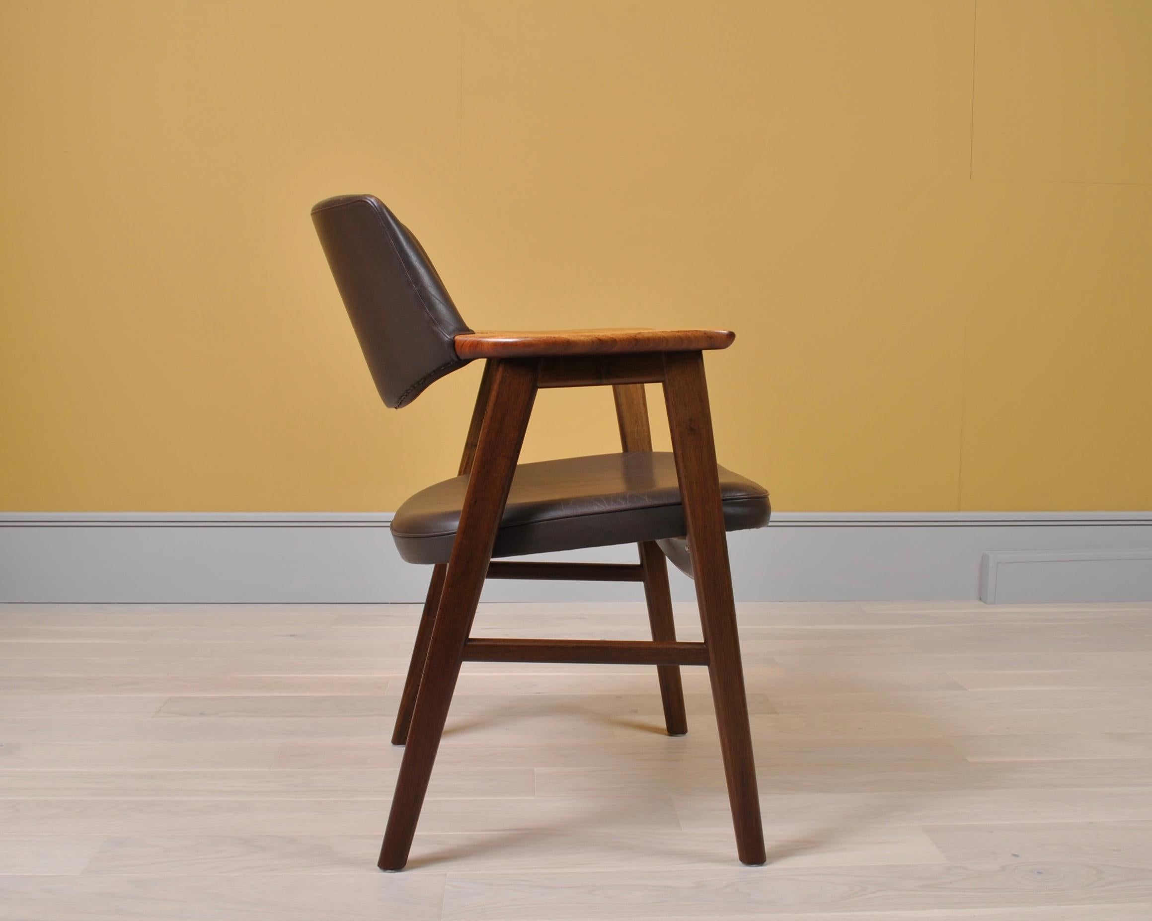 Leather Erik Kirkegaard Desk Chair 1