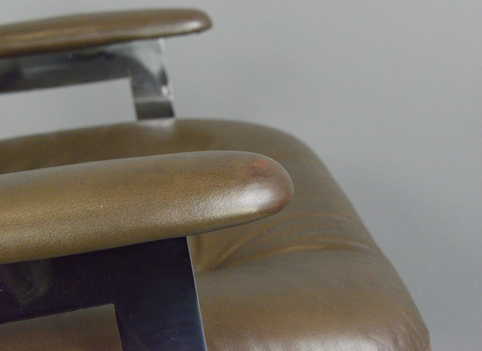 Leather Executive Chairs by Ring Mobelfabrikk, circa 1970s 3