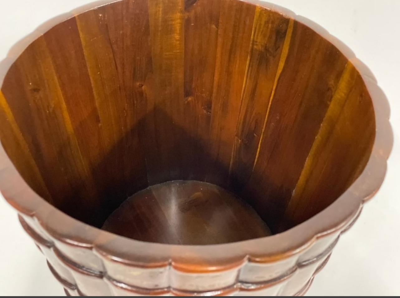 Leather Faux Book Waste Basket, by Theodor Alexander 14