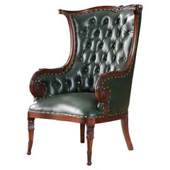 Leather Fireside Chair