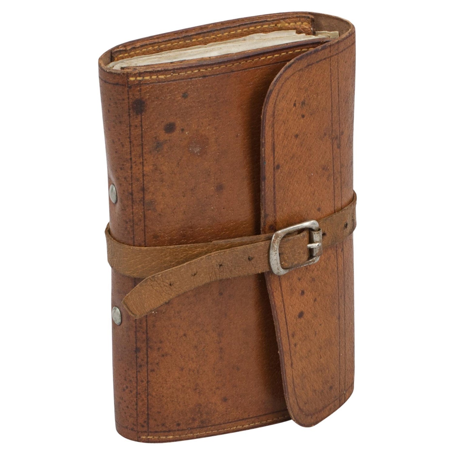 Vintage Leather Fly Fishing Wallet, Sport Fishing.