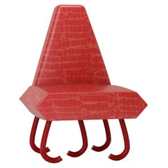 Leather Five Leg Chair by Rejo Studio