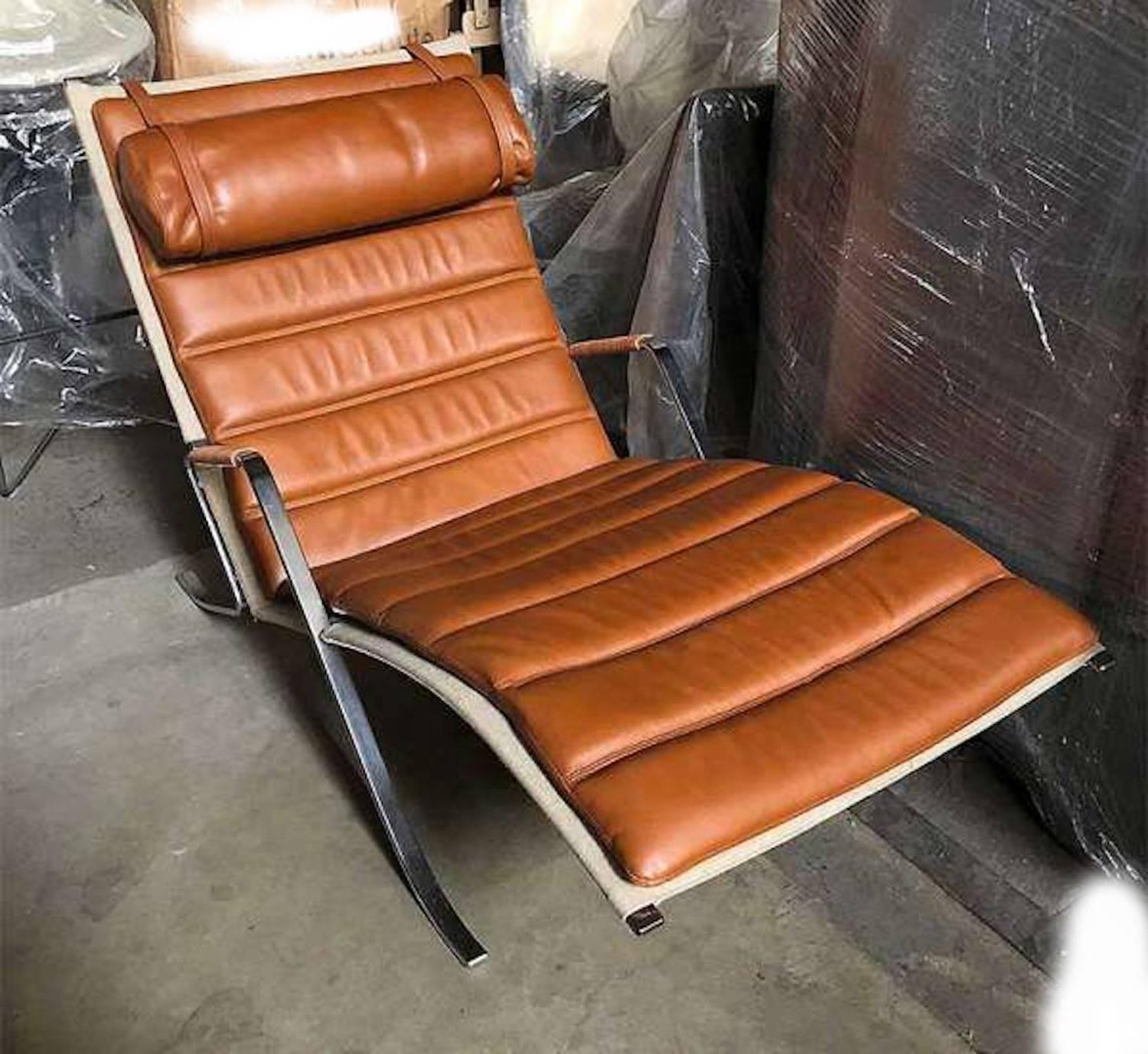 Leather Fk 87 Grasshopper Chair At 1stdibs