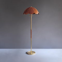 Leather Floor Lamp, Camel, Capa, Saddle Lamp Collection