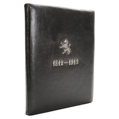 Leather Folder with an Anniversary Date, Europe, 1812 - 1912