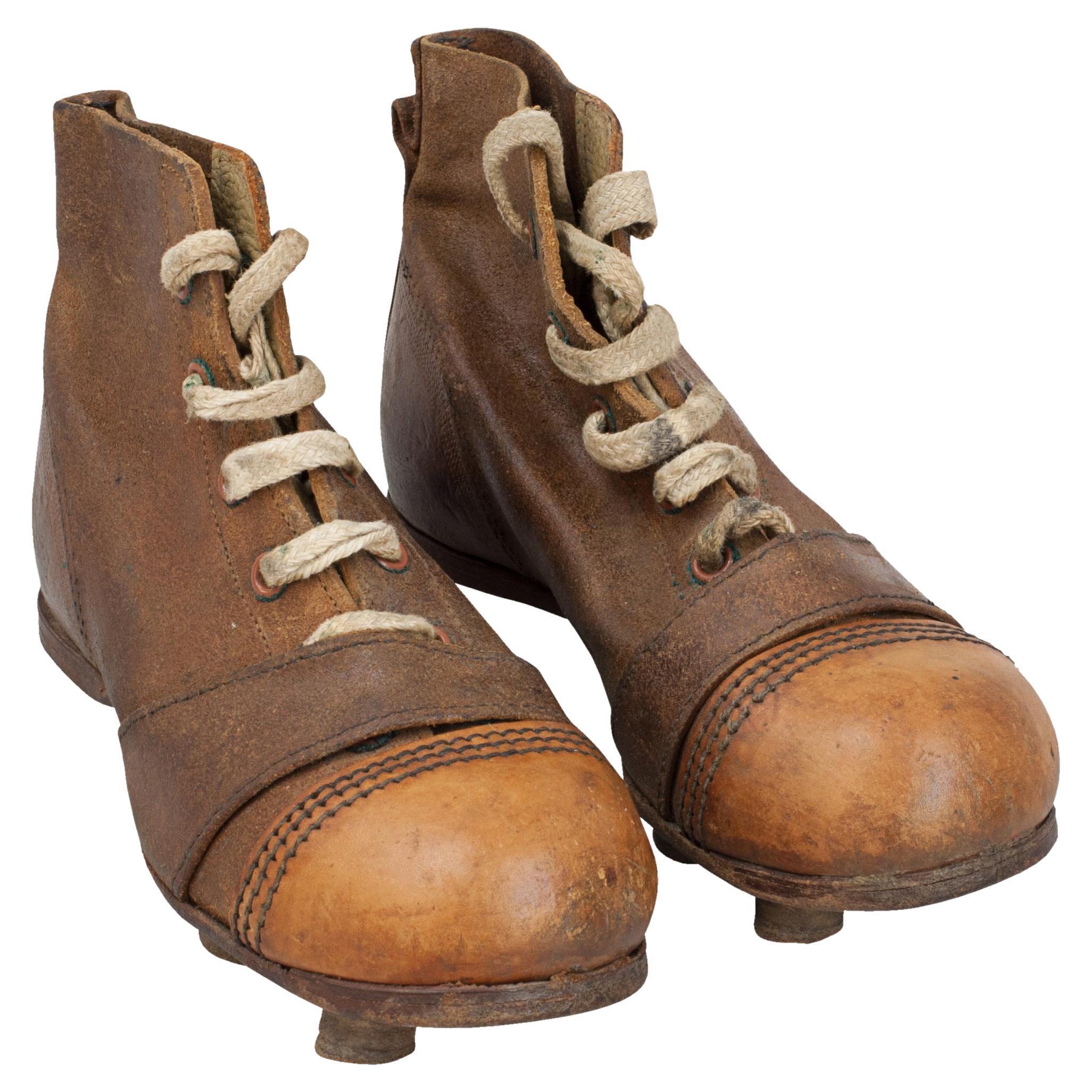 Botas de fútbol de piel
