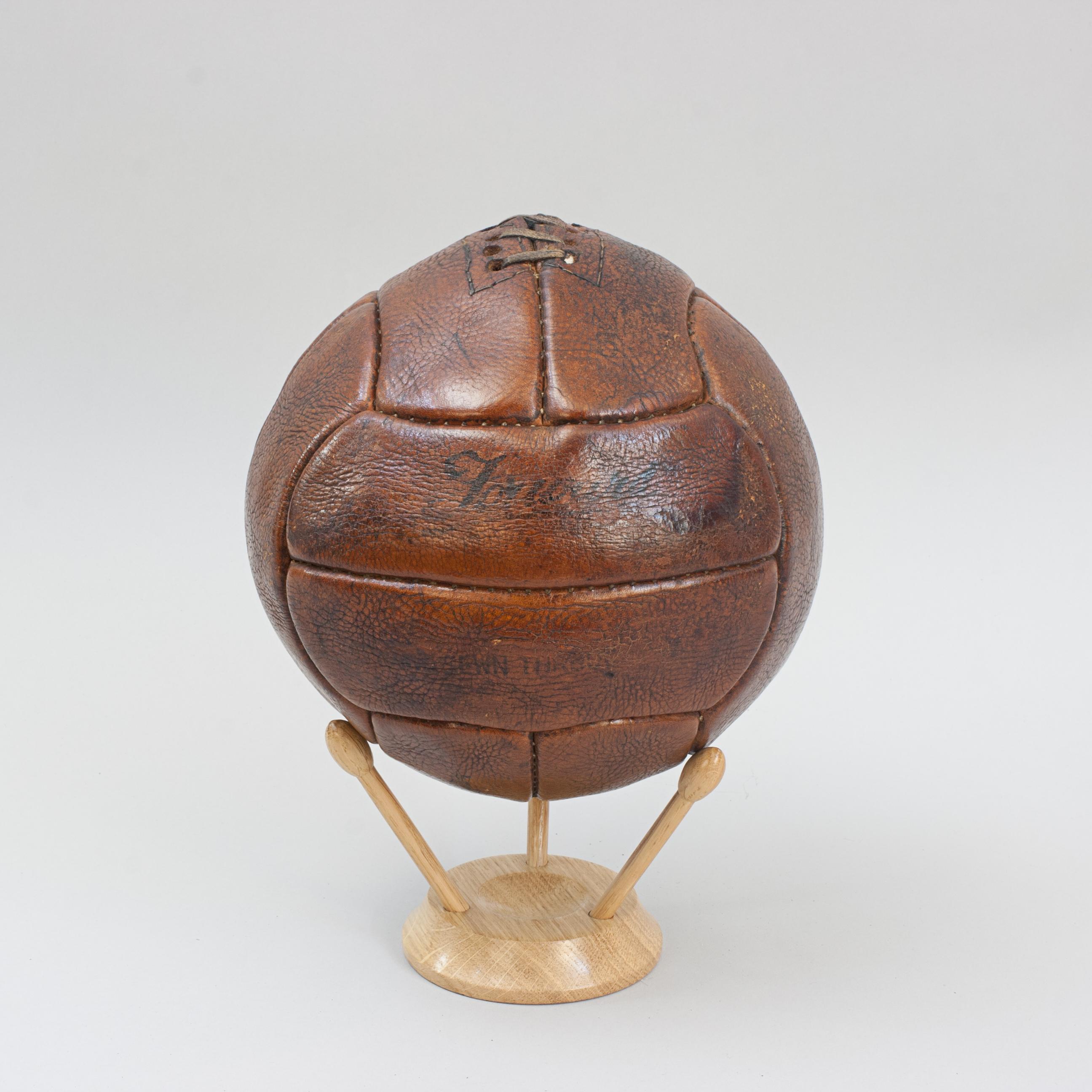 Leather Football In Good Condition For Sale In Oxfordshire, GB