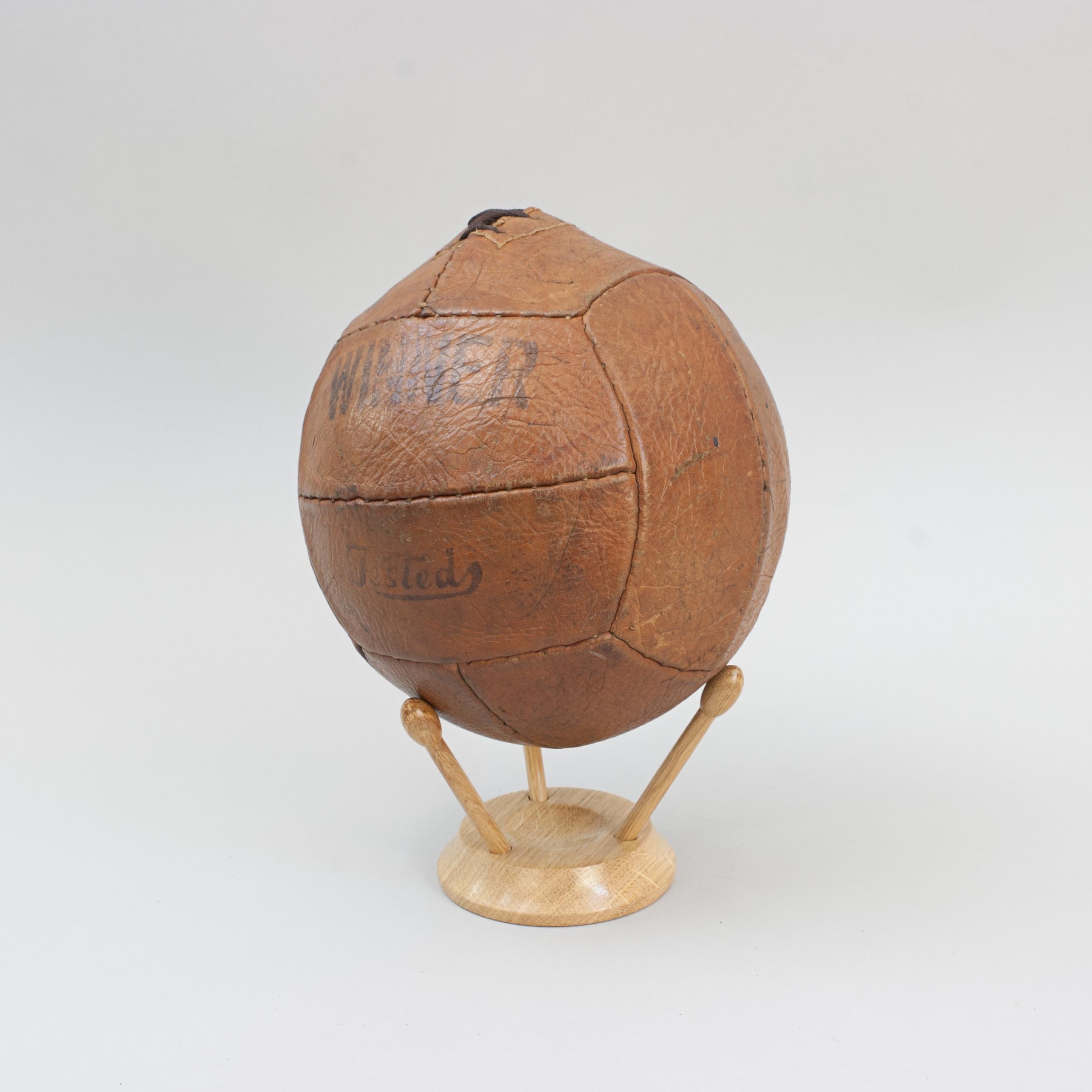 British Leather Football 'winner' For Sale