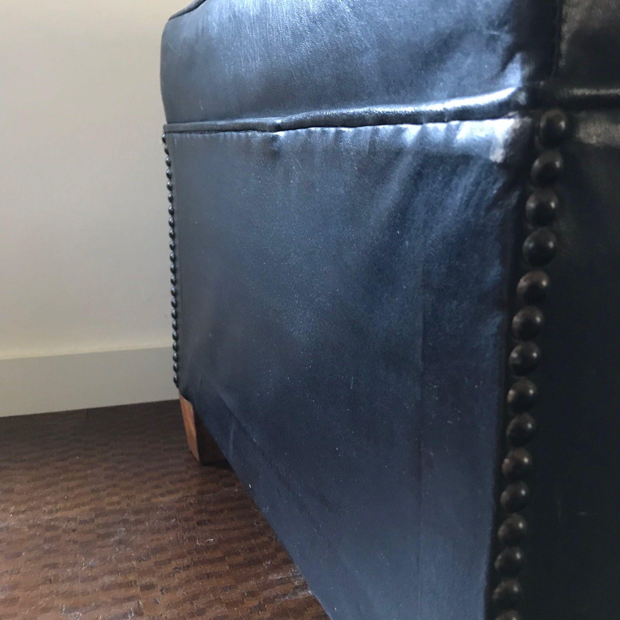 leather footstools for sale