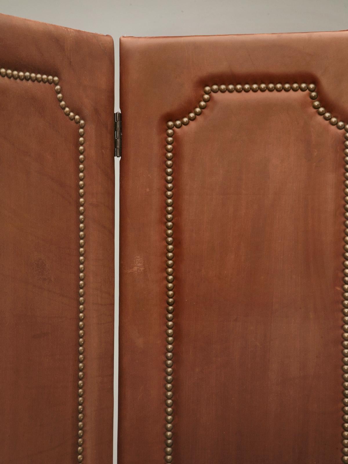 leather room divider