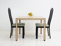 Leather Game Table, 1970s