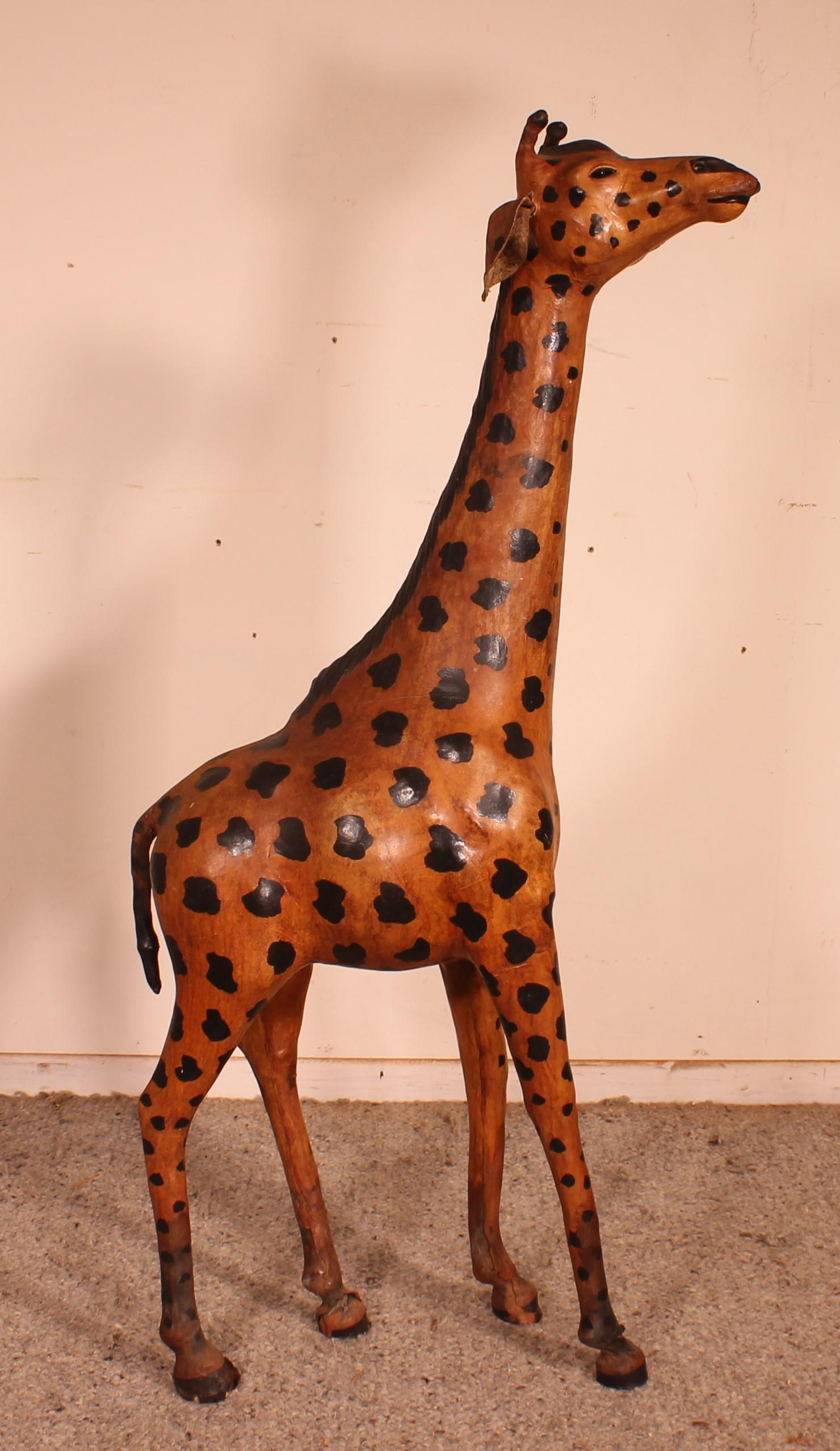 Leder Giraffen aus Leder, 20. Jahrhundert, England im Angebot 5