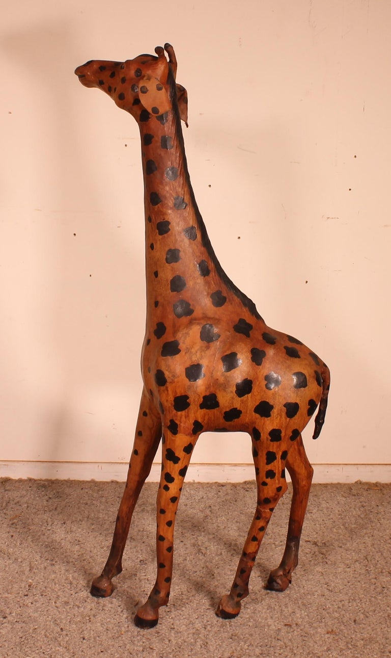 Leather Giraffe 20th Century, England For Sale 3