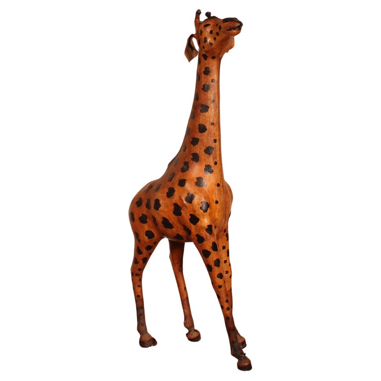 Leather Giraffe 20th Century, England For Sale