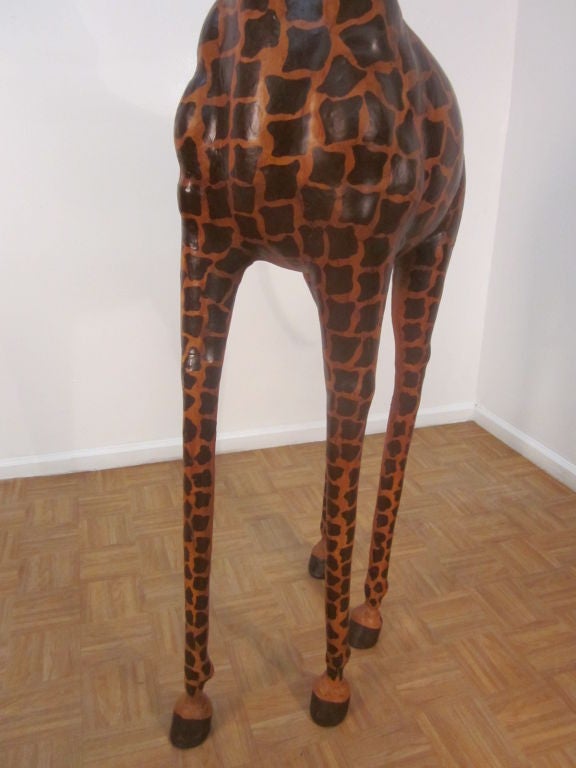 Girafe en cuir Bon état - En vente à New York, NY