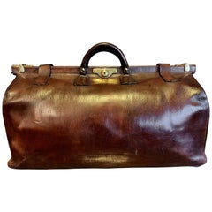 Sac en cuir Gladstone, années 1920